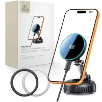 Tech-Protect V8 Magnetic MagSafe 25W Car Charger - Black