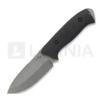 LKW Knives Dwarf - Stonewash - G10 kniv, sort