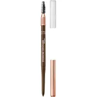 M. Asam Magic Finish Eyebrow Designer Brown-4-i-1 øjenbrynblyant med roterende mine og spiralbørste perfekt form og fylde takket være pulverisere