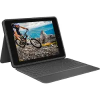 Logitech Rugged Folio-tastaturcover til iPad 10,2" (7., 8. og 9. generation) – grafit