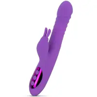 Teazers – Thrusting, Warming Rabbit Vibrator – Purple