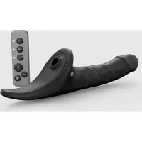 Strap-On-Me - Multi Orgasm Realistic Dildo - Black - M