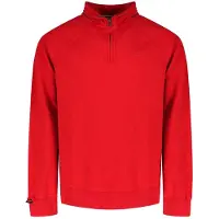 Superdry Superdrytil mænd. M2014309A Essential Logo Raglan Henley Sweater rød (XL), Casual, Bomuld