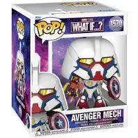 Funko POP! Forundring Hvad Nu Hvis.? Super-mek Figur I Superstørrelse 15 Cm