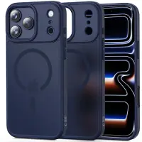 Tech-Protect iPhone 17 Pro Magmat Cover - MagSafe Kompatibel - Dybblå