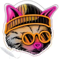 Forever Neon ART LED CAT DREAMER daugiaspalvis FLA04 Light