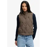 Superdry Onion Quilt Crinkle Snap Vest