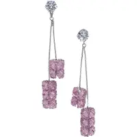 Avant Garde Øreringe 'Zinae' lys pink