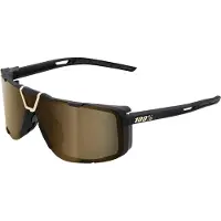 100% Eastcraft Soft Tact Black Soft Gold Mirror Hiper Lens Solbriller