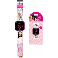 Kids Euroswan digitalt LED-børneur pink Barbie / Bb00033