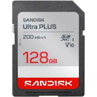 SanDisk Ultra PLUS - Flashhukommelseskort - 128 GB