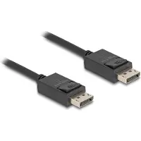 DeLOCK - DisplayPort kabel - DisplayPort (han) til DisplayPort (han) - DisplayPort 2.1 - 2 m - 8K60 Hz (7680 x 4320) support - sort