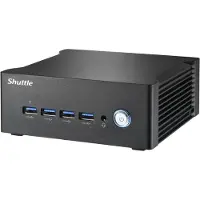 Shuttle XPC nano NT10H5 - Barebone - mini PC 1 x Core Ultra 5 125H / op til 4.5 GHz - RAM 0 GB - Intel Arc Graphics - Gigabit Ethernet, 2.5 Gigabit Ethernet - sort