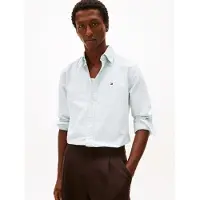 Tommy Hilfiger Skjorte 'HERITAGE' mint / hvid