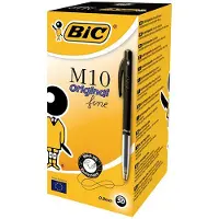 BIC Kuglepen Clic M10 sort Fine 51630 - (50 stk.)