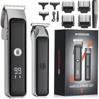 MAXGROOM M608 Hårklipper med trimmer - Sort