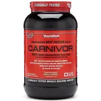 Musclemeds , Carnivor, Bioingeniørt Oksekød Proteine Isolat, Chocolate, 2 lbs (949,2 g)
