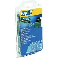 Rapid VR16 grønne hegnsklammer, Klammer, Grøn, 1390 stk, fence pliers FP20, FP216, 2 - 8 mm, 20 mm