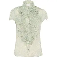 Saint tropez Bluse 'Lilja' beige / aqua