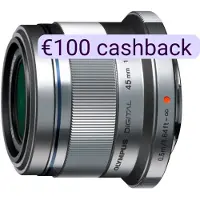 Olympus M.Zuiko Digital - Telefoto objektiv - 45 mm - f/1.8 - Micro Four Thirds - for OM-D E-M10 PEN E-P1, E-P2, E-P3, E-PL1, E-PL10, E-PL2, E-PL3, E-PL5, E-PM1, E-PM2