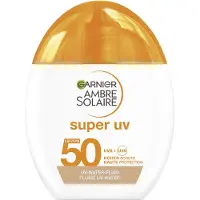 Garnier Ambre Solaire Super UV UV-Water-Fluid Glow LSF 50 Solgel 40 ml