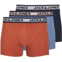 Jack & Jones Boksershorts 'JACMarco' lyseblå / mørkeblå / lysegrå / mørkeorange