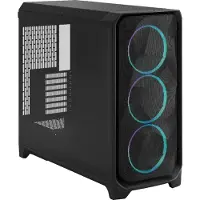 Fractal Design Meshify 3 XL - FT - udvidet ATX - sidepanel med vindue (hærdet glas) - ingen strømforsyning (ATX) - sort TG-lystone - USB/Lyd