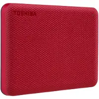 Toshiba Canvio Advance - Harddisk - 1 TB - ekstern (bærbar) - 2.5 - USB 3.2 Gen 1 - rød