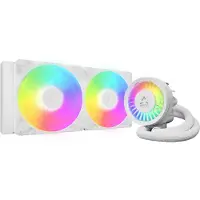 Arctic Cooling ARCTIC Liquid Freezer III Pro 280 A-RGB - Processors flydende kølesystem - Radiatorstørrelse: 280 mm - (for: AM5, AM4, LGA1700, LGA1851) - copper base with skiving fins - 140 mm - hvid