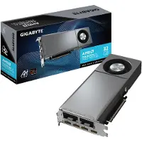 Gigabyte technology GIGABYTE Radeon AI PRO R9700 AI TOP 32G, Radeon AI PRO R9700, 32 GB, GDDR6, 256 bit, 7680 x 4320 pixel, PCI Express x16 5.0
