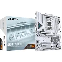 Gigabyte B850 EAGLE ICE - Bundkort - ATX - Socket AM5 - AMD B850 Chipset - USB-C 3.2 Gen 1, USB 3.2 Gen 2, USB 3.2 Gen 1 - Gigabit LAN - onboard grafik (CPU påkrævet) - HD Audio (8-kanaler)
