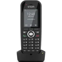 Snom M30 - Ekstra trådløst håndsæt med opkalds-ID - DECT - 3-vejs opkaldskapacitet - sort