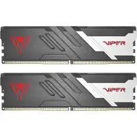 Patriot Memory Patriot Viper Venom DDR5 series - DDR5 - sæt - 32 GB: 2 x 16 GB - DIMM 288-PIN - 6400 MT/s / PC5-51200 - CL32 - 1.4 V - ikke bufferet - on-die ECC - sølv, rød, mat sort
