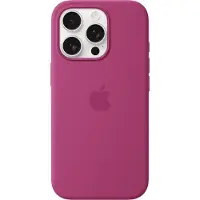 Apple - Beskyttelsescover til mobiltelefon - MagSafe-kompatibilitet - silicone - Fuchsia - for iPhone 16 Pro