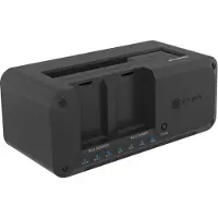 Raidsonic technology IB-2924MSCL-C31 - HDD / SSD docking station - clone function - M.2 NVMe Card / SATA 6Gb/s - USB 3.2 (Gen 2)