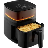 Medion LIFE X10 XL, Varmluftsteger, 5 L, 80 °C, 230 °C, Enkelt, Sort