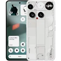 Nothing Tech Smartphone - INTET - Telefon (3) - 12 GB RAM - 256 GB Hukommelse - 5150 mAh Batteri