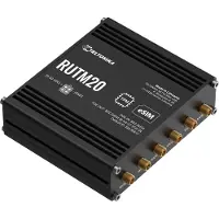 Teltonika RUTM20 - Trådløs router - WWAN 2-port switch - 1GbE - Wi-Fi 5 - Dual Band - 5G, 4G, 3G - DIN monterbar på skinne, overflademonterbar, væg-monterbar