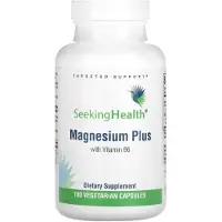 Seeking Health , Magnesium Plus med Vitamin B6, 100 Kapsler