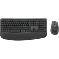Logitech Signature Comfort Plus Combo MK880 for Business (Graphite) - Tastatur & Mus sæt - Nordisk - Grå