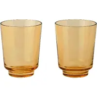 Muuto Raise glas 30 cl 2-pak Burnt orange