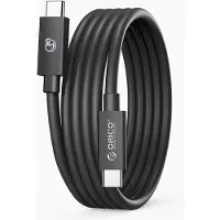 ORICO USB4 Thunderbolt 5-kabel 80 Gbps 240 W USB-C til USB-C 1,5 m – sort
