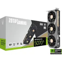 Zotac GAMING GeForce RTX 5070 Ti SOLID SFF - OC Edition - grafikkort - GeForce RTX 5070 Ti - 16 GB GDDR7 - PCIe 5.0 x16 - 3 x DisplayPort, HDMI