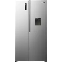 Gorenje Side by side NRS917E41XWD BK065B, Fritstående, Amerikansk dør, Grå, 2 dør(e), Berøring, LED