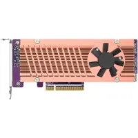 Qnap QM2-2P-384A - Lagringskontrol - PCIe 3.0 - lavprofil - PCIe 3.0 x8 - for QGD-1600