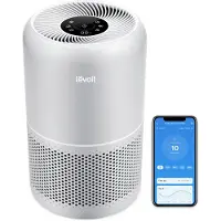 Levoit Smart Core 300S luftrenser med 3-trins filter, HEPA