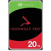 Seagate IronWolf Pro ST20000NT001 - Harddisk - 20 TB - intern - 3.5 - SATA 6Gb/s - 7200 rpm - buffer: 256 MB - med 3 års Rescue Data Recovery