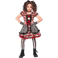 Widmann Harlekin Dukke kostume