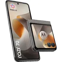 Motorola RAZR 70 - 5G smartphone - dual-SIM - RAM 8 GB / Intern hukommelse 256 GB - OLED-skærm - 6.9 - 2640 x 1080 pixels (120 Hz) - 2x bagkameraer 50 MP, 50 MP - front camera 32 MP - pantone hematite