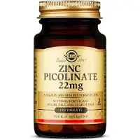 Solgar Picolinato Zinc 22Mg. Comprimidos 100 Un